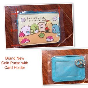 Brand new coin purse with card holder